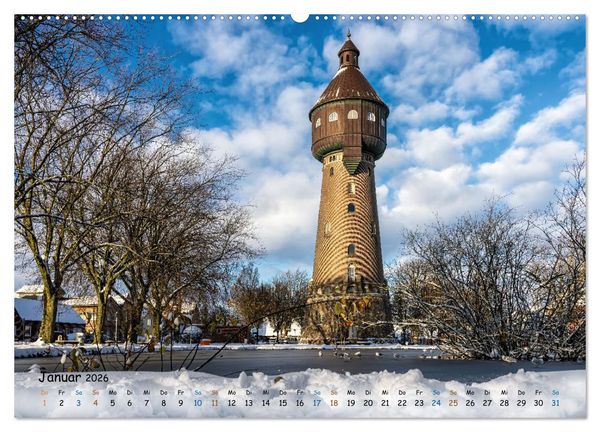 Produktbild: Westk&uuml;ste - Zwischen St. Peter Ording, B&uuml;sum und Elbe (Wandkalender 2026 DIN A2 quer), CALVENDO Monatskalender