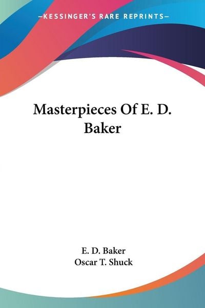 Produktbild: Masterpieces Of E. D. Baker