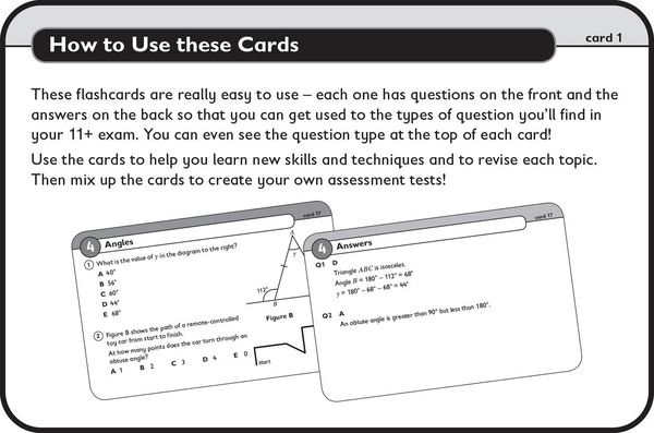Produktbild: Letts 11: Letts 11+ Success - 11+ Maths Flashcards
