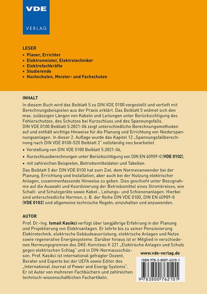 Produktbild: Beiblatt 5 der DIN VDE 0100