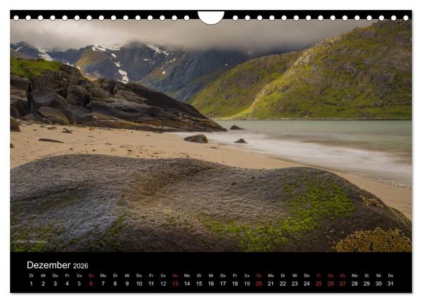 Produktbild: Naturwucht Skandinavien (Wandkalender 2026 DIN A4 quer), CALVENDO Monatskalender