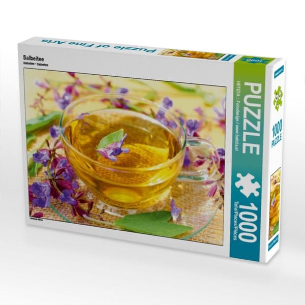 CALVENDO Puzzle Salbeitee | 1000 Teile Lege-Größe 64x48cm Foto-Puzzle für glückliche Stunden