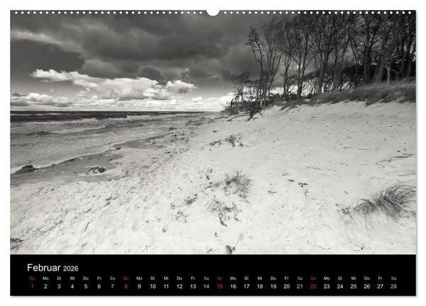 Produktbild: Strandspaziergang an der Ostsee (Wandkalender 2026 DIN A2 quer), CALVENDO Monatskalender