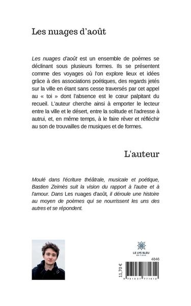 Produktbild: Bastien Zeim&egrave;s: Nuages d'ao&ucirc;t