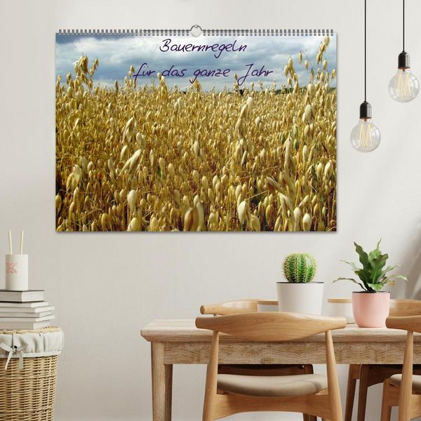 Produktbild: Bauernregeln f&uuml;r das ganze Jahr (Wandkalender 2026 DIN A2 quer), CALVENDO Monatskalender