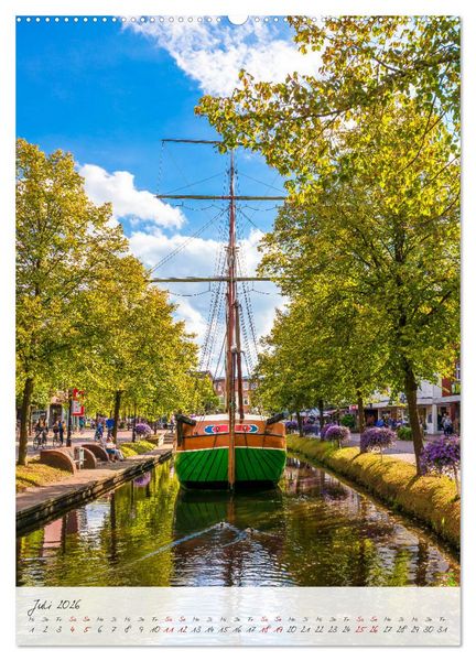 Produktbild: Papenburg. L&auml;ngste Fehnkolonie Deutschlands (Wandkalender 2026 DIN A2 hoch), CALVENDO Monatskalender