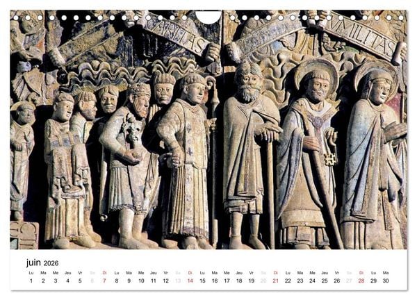 Produktbild: Abbatiale de Conques (Calendrier mural 2026 DIN A4 vertical), CALVENDO calendrier mensuel
