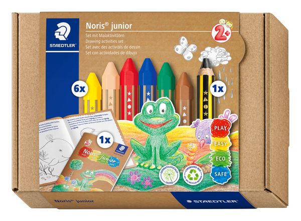 Produktbild: STAEDTLER Noris junior Schreib- und Zeichbedarf Noris junior 61 C1, Gemischtes Set Malaktivit&auml;ten f&uuml;r Kleinkinder