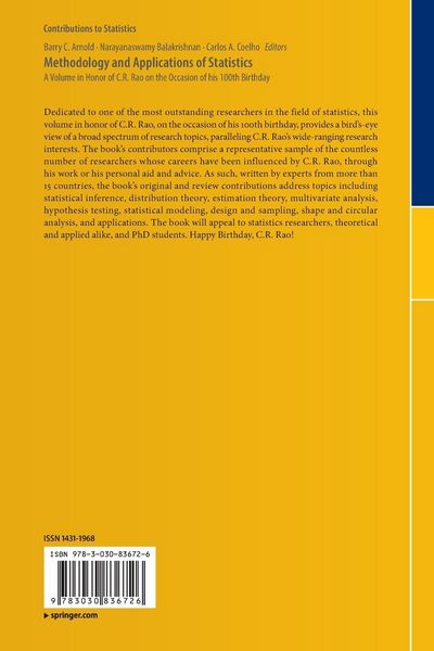 Produktbild: Methodology and Applications of Statistics