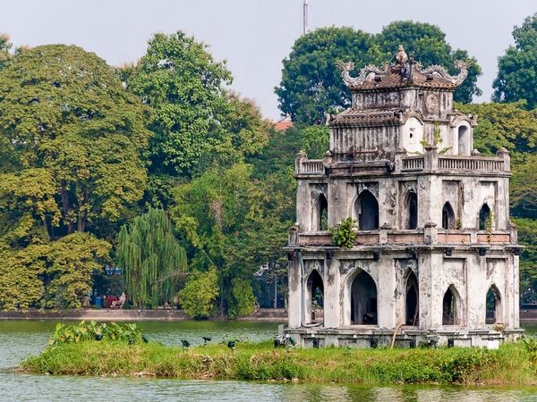 Produktbild: Gehmeinisvoller Schildkr&ouml;ten-Pavillon in Hanoi (Puzzle)