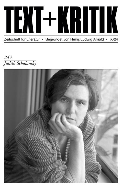 Produktbild: TEXT + KRITIK 244 - Judith Schalansky
