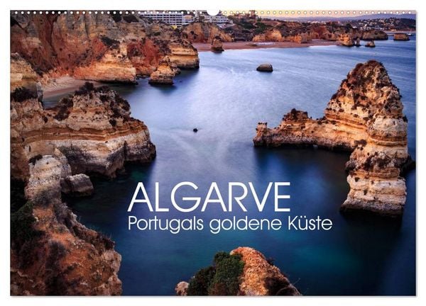 Algarve - Portugals goldene Küste (Wandkalender 2026 DIN A2 quer), CALVENDO Monatskalender