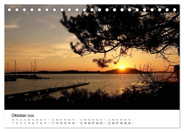 Produktbild: Wundervolles Schweden 2026 (Tischkalender 2026 DIN A5 quer), CALVENDO Monatskalender