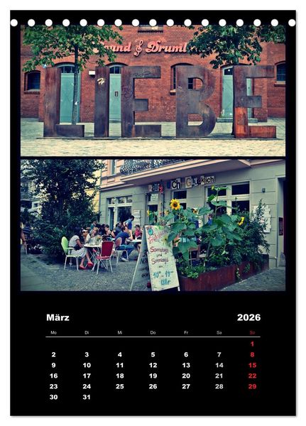 Produktbild: BERLIN / vertikal (Tischkalender 2026 DIN A5 hoch), CALVENDO Monatskalender