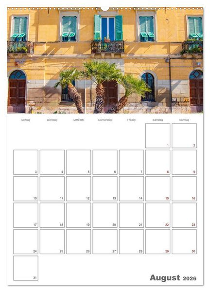 Produktbild: Cagliari - Urlaubsplaner (hochwertiger Premium Wandkalender 2026 DIN A2 hoch), Kunstdruck in Hochglanz