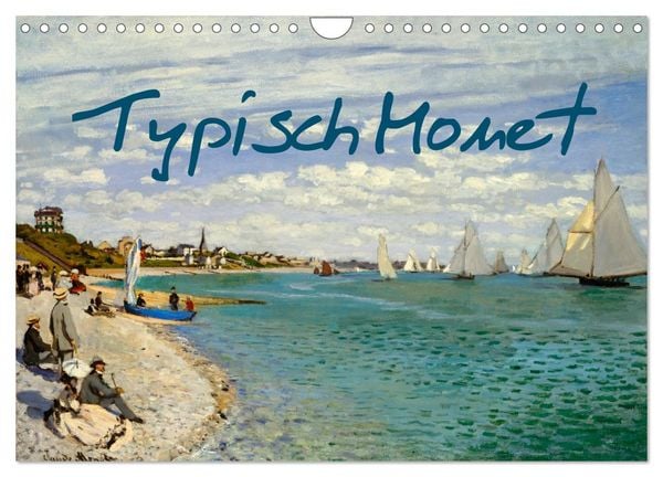 Produktbild: Typisch Monet (Wandkalender 2026 DIN A4 quer), CALVENDO Monatskalender