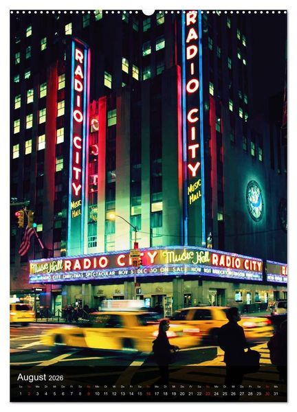 Produktbild: New York (Wandkalender 2026 DIN A2 hoch), CALVENDO Monatskalender