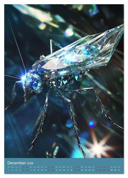 Produktbild: Sparkeling Creepy Crawlies (Wall Calendar 2026 DIN A4 portrait), CALVENDO 12 Month Wall Calendar