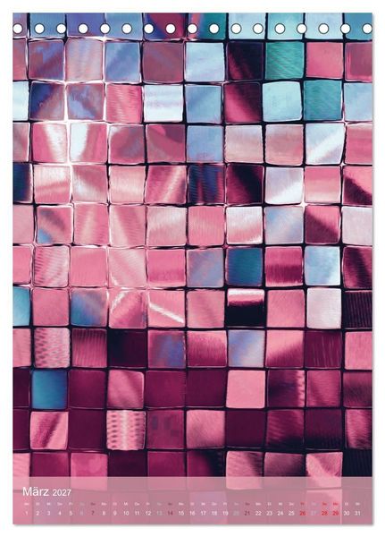 Produktbild: MOSAIK-VISIONEN (Tischkalender 2027 DIN A5 hoch), CALVENDO Monatskalender