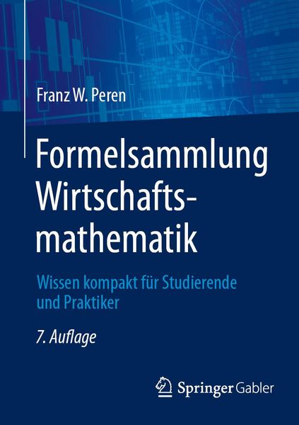 Produktbild: Formelsammlung Wirtschaftsmathematik