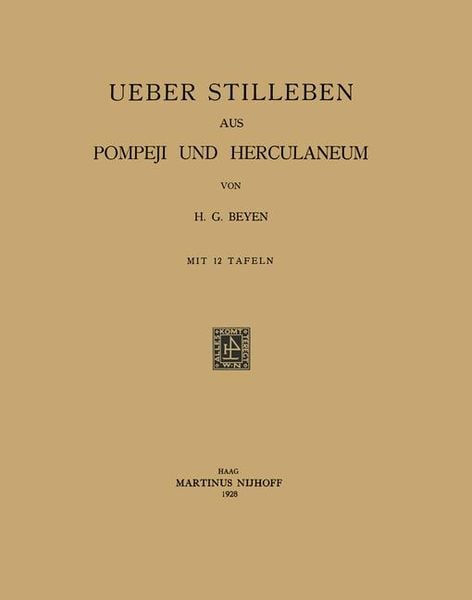 Produktbild: Uber Stilleben aus Pompeji und Herculaneum