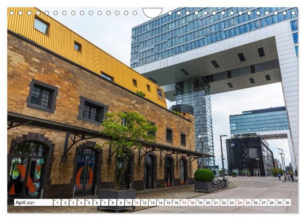 Produktbild: Architektonische Zeitspr&uuml;nge (Wandkalender 2027 DIN A4 quer), CALVENDO Monatskalender