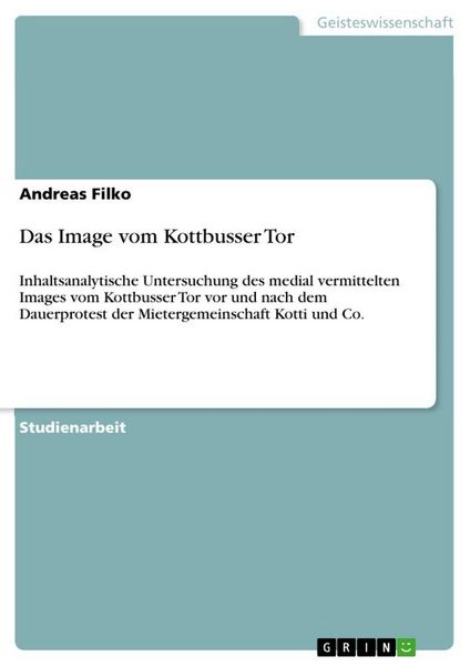 Produktbild: Das Image vom Kottbusser Tor