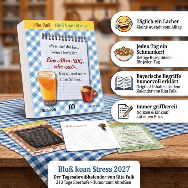 Produktbild: Rita Falk - Blo&szlig; koan Stress 2027