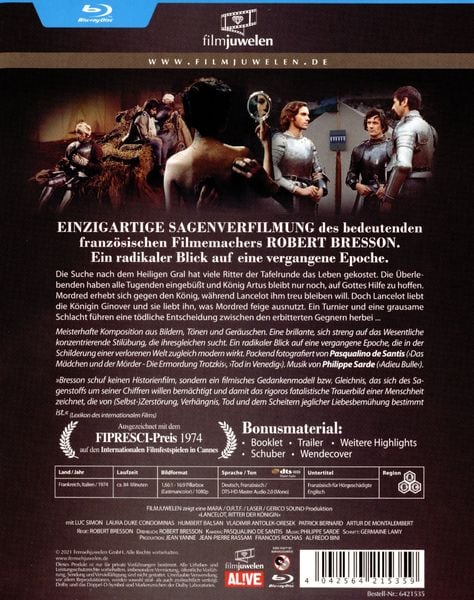 Produktbild: Lancelot - Ritter der K&ouml;nigin (Filmjuwelen)