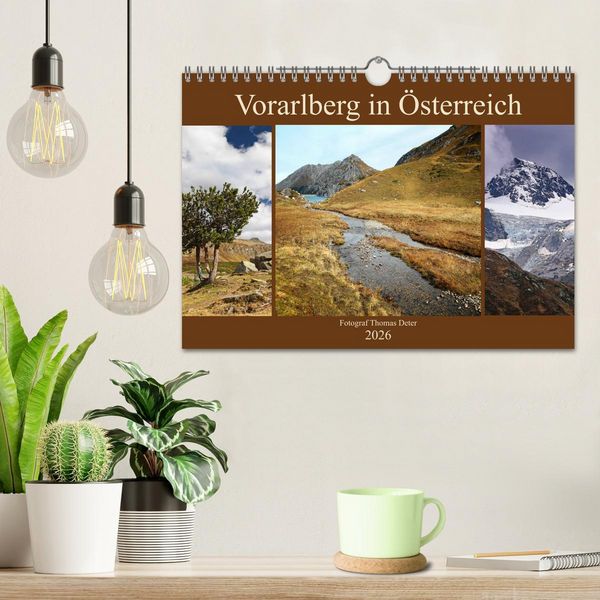 Produktbild: Vorarlberg in &Ouml;sterreich (Wandkalender 2026 DIN A4 quer), CALVENDO Monatskalender