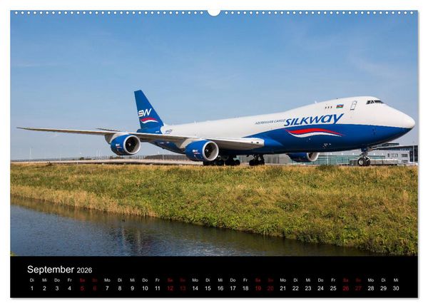 Produktbild: Leidenschaft Flugzeuge (hochwertiger Premium Wandkalender 2026 DIN A2 quer), Kunstdruck in Hochglanz