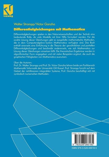 Produktbild: Differentialgleichungen mit Mathematica
