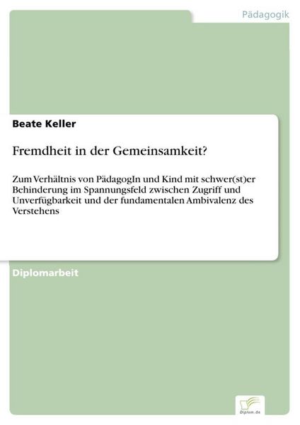 Produktbild: Fremdheit in der Gemeinsamkeit?