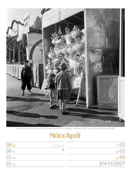 Produktbild: Die gute alte Zeit Wochenplaner Kalender 2027