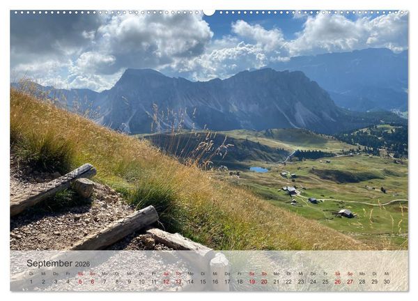 Produktbild: Alpenauszeit - Die Bergh&uuml;tten unserer Alpen (hochwertiger Premium Wandkalender 2026 DIN A2 quer), Kunstdruck in Hochglanz