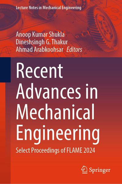 Produktbild: Recent Advances in Mechanical Engineering