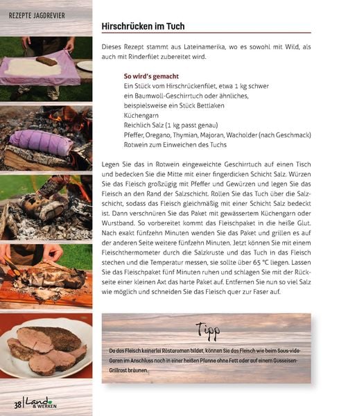 Kochen in der Jagdhütte