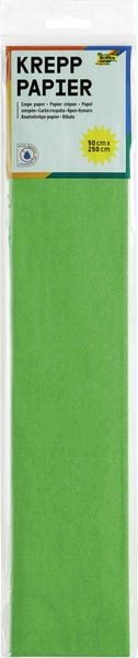 Produktbild: Folia  Krepppapier-Lagen, 50cmx2,5m, 10 Lagen, gelbgr&uuml;n