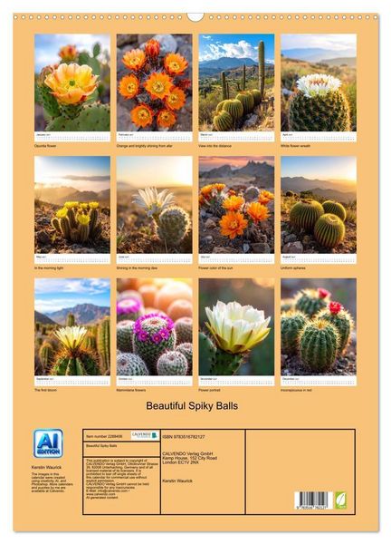 Produktbild: Beautiful Spiky Balls (Wall Calendar 2027 DIN A2 portrait), CALVENDO 12 Month Wall Calendar