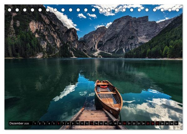 Produktbild: Dolomiten - S&uuml;dtirol (Tischkalender 2026 DIN A5 quer), CALVENDO Monatskalender