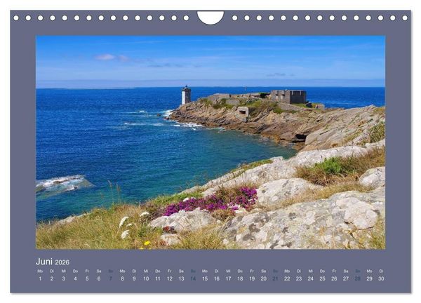 Produktbild: Leuchtt&uuml;rme - Wegweiser an der bretonischen K&uuml;ste (Wandkalender 2026 DIN A4 quer), CALVENDO Monatskalender