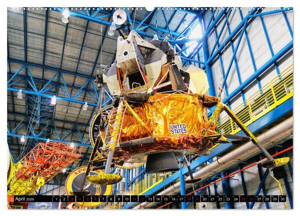 Produktbild: Kennedy Space Center (Wandkalender 2026 DIN A2 quer), CALVENDO Monatskalender