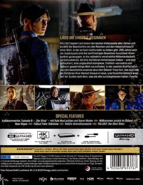 Produktbild: Fallout - Staffel 2 - Steelbook (3 4K Ultra HD) (+ 3 Blu-ray)