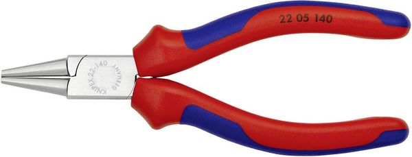 Knipex 22 05 140 Elektronik- u. Feinmechanik Rundzange Gerade 140mm