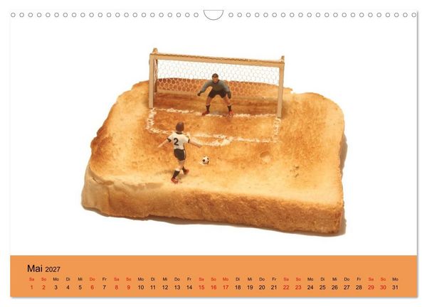 Produktbild: Little Art Food Kunstkalender (Wandkalender 2027 DIN A3 quer), CALVENDO Monatskalender