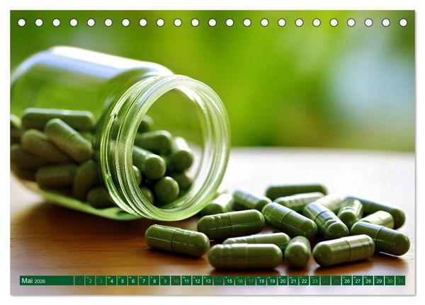 Produktbild: Algen - Superfood (Tischkalender 2026 DIN A5 quer), CALVENDO Monatskalender