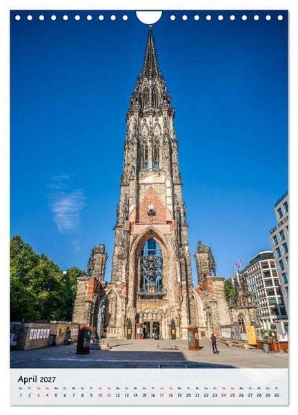 Produktbild: Hamburg - Hanseatische Eleganz (Wandkalender 2027 DIN A4 hoch), CALVENDO Monatskalender