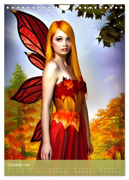 Produktbild: Fantasy Worlds - Digital Artwork (Wall Calendar 2026 DIN A4 portrait), CALVENDO 12 Month Wall Calendar