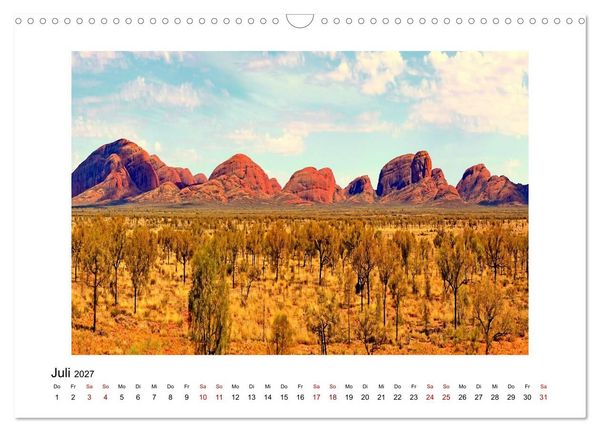 Produktbild: Faszination Australien - eine Traumreise (Wandkalender 2027 DIN A3 quer), CALVENDO Monatskalender