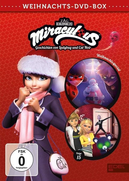 Produktbild: Miraculous Weihnachtsspecial & Folge 15 (Xmas-Box) - Die Original-DVDs zur TV-Serie [2 DVDs]
